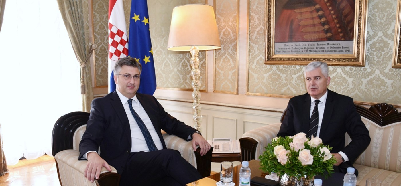 Predsjednik Vlade primio člana Predsjedništva BiH Dragana Čovića